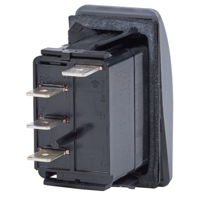 Blue Sea Systems Blue Sea 7943 Contura II Switch SPDT - (ON)-OFF-ON - Black Electrical