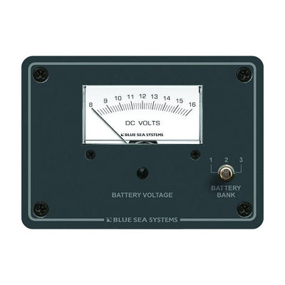 Blue Sea Systems Blue Sea 8015 DC Analog Voltmeter w/Panel Electrical