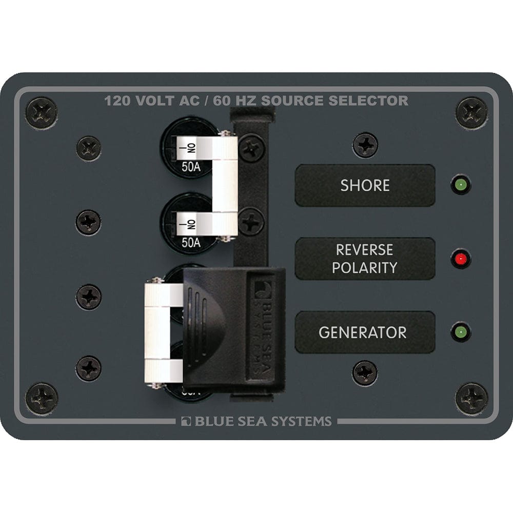 Blue Sea Systems Blue Sea 8061 AC Toggle Source Selector 120V AC - 50AMP Electrical