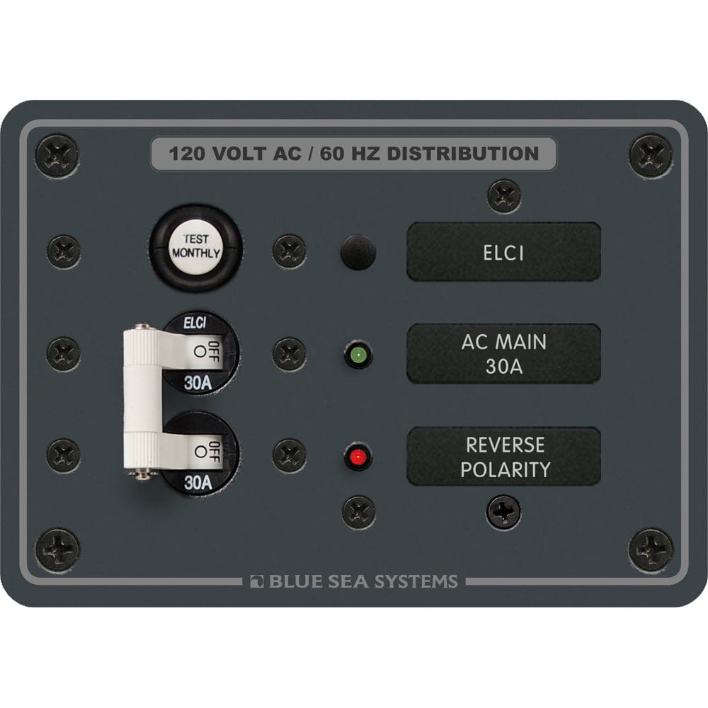 Blue Sea Systems Blue Sea 8100 ELCI GFCI Panel Electrical