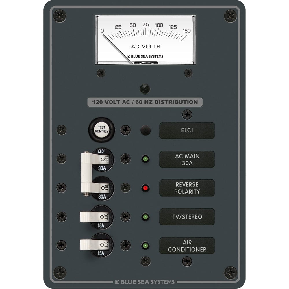 Blue Sea Systems Blue Sea 8102 ELCI GFCI Panel AC 2 Position Electrical