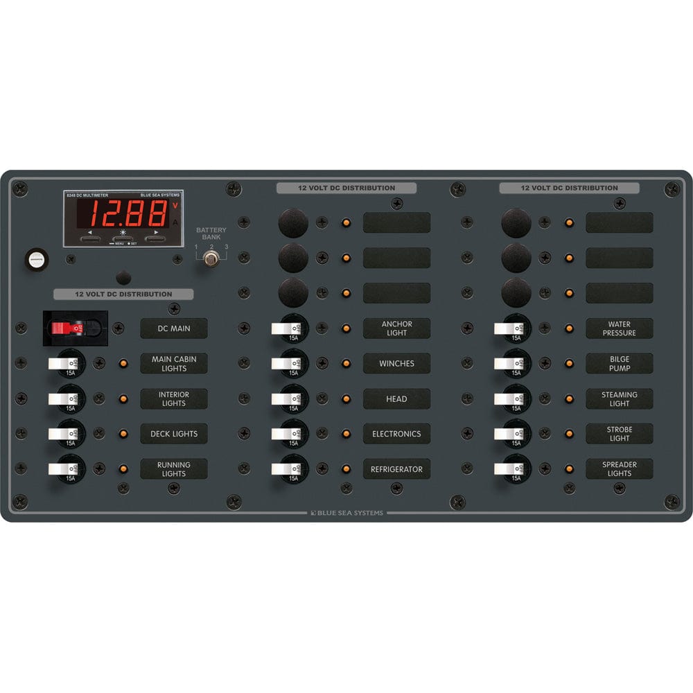 Blue Sea Systems Blue Sea 8379 DC Main + 20 Positions Electrical