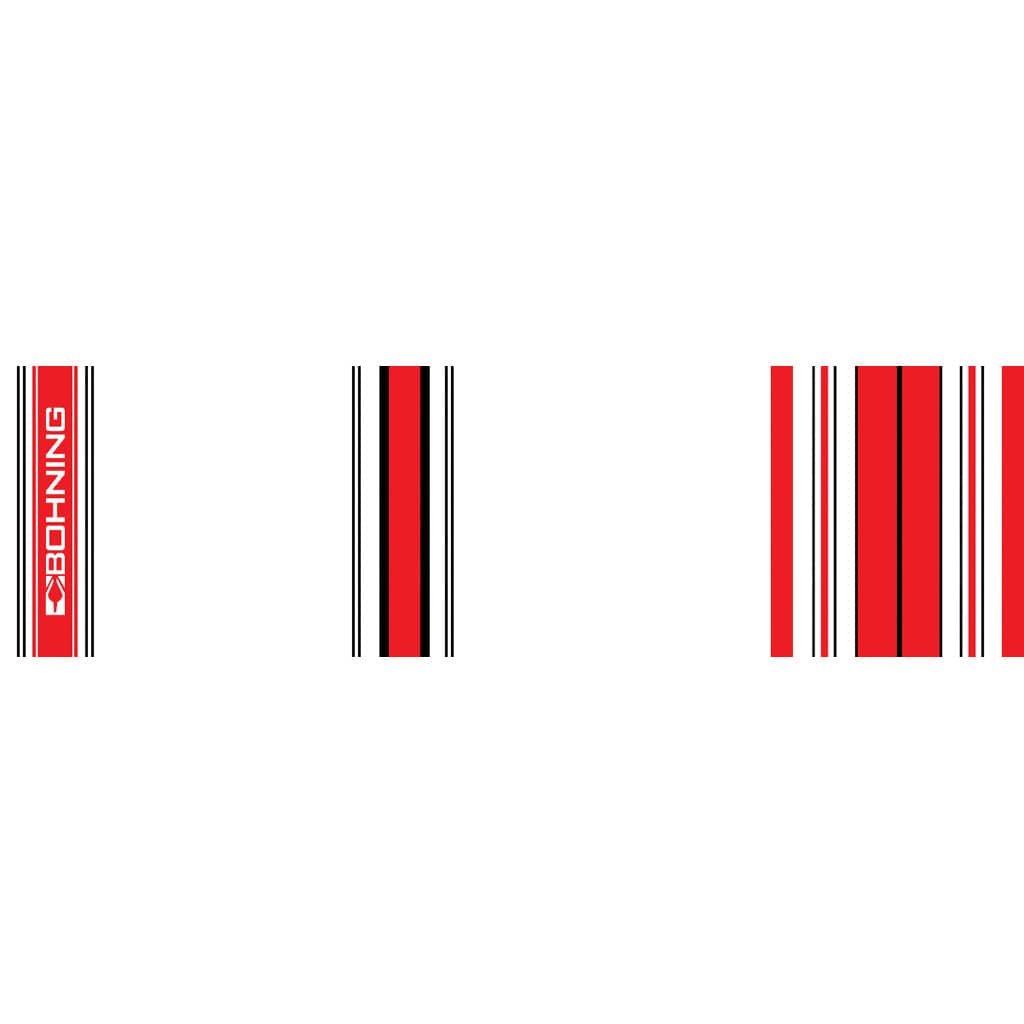 Bohning Bohning Arrow Wraps Crested Red 7 In. Standard 13 Pk. Fletching Tools and Materials