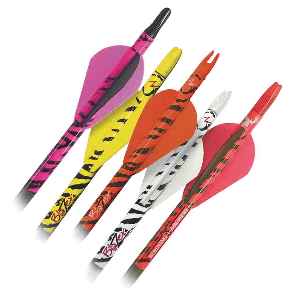 Bohning Bohning Blazer Arrow Wraps White Tiger 4 In. 13 Pk. Fletching Tools and Materials