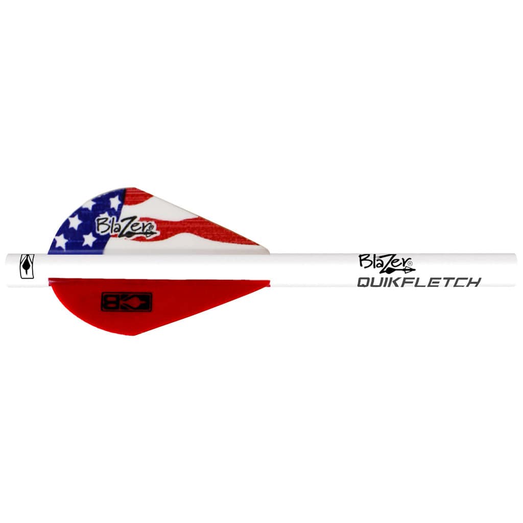 Bohning Bohning Blazer Quikfletch American Flag 6 Pk. Archery Accessories