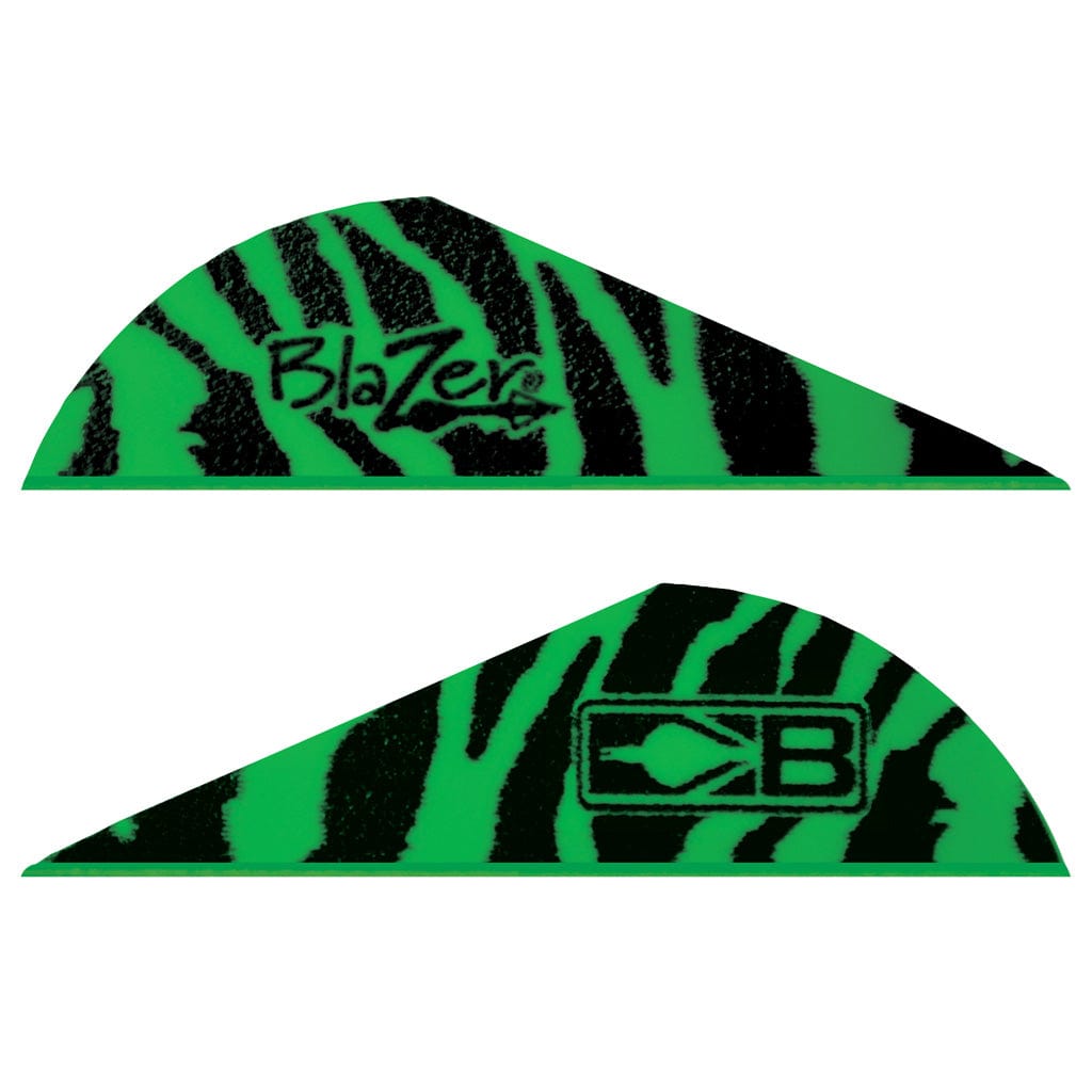 Bohning Bohning Blazer Vanes Green Tiger 100 Pk. Fletching Tools and Materials