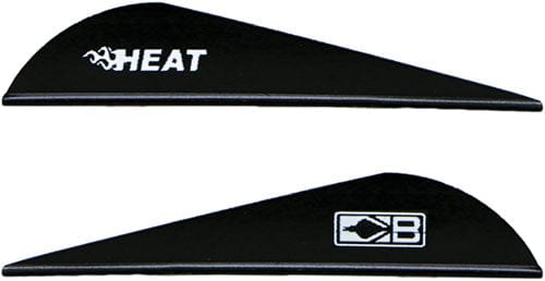 Bohning Bohning Heat Vanes Black 36 Pk. Archery Accessories