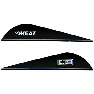 Bohning Bohning Heat Vanes Black 36 Pk. Archery Accessories