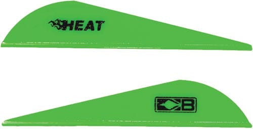 Bohning Bohning Heat Vanes Neon Green 36 Pk. Archery Accessories