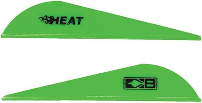 Bohning Bohning Heat Vanes Neon Green 36 Pk. Archery Accessories