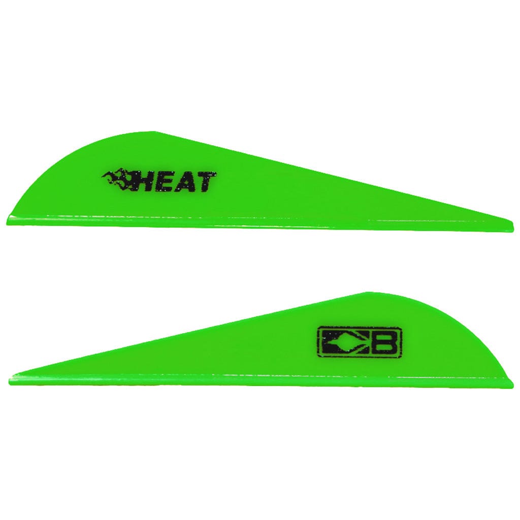 Bohning Bohning Heat Vanes Neon Green 36 Pk. Archery Accessories