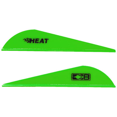 Bohning Bohning Heat Vanes Neon Green 36 Pk. Archery Accessories