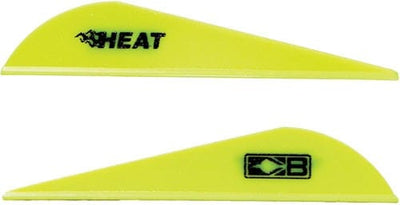 Bohning Bohning Heat Vanes Neon Yellow 36 Pk. Archery Accessories