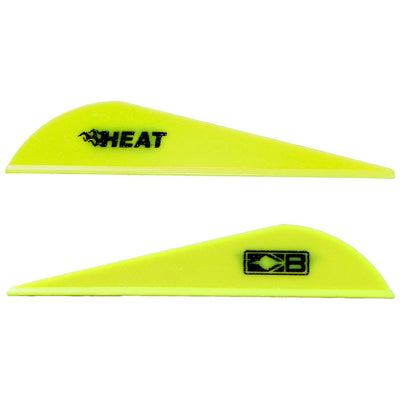 Bohning Bohning Heat Vanes Neon Yellow 36 Pk. Archery Accessories