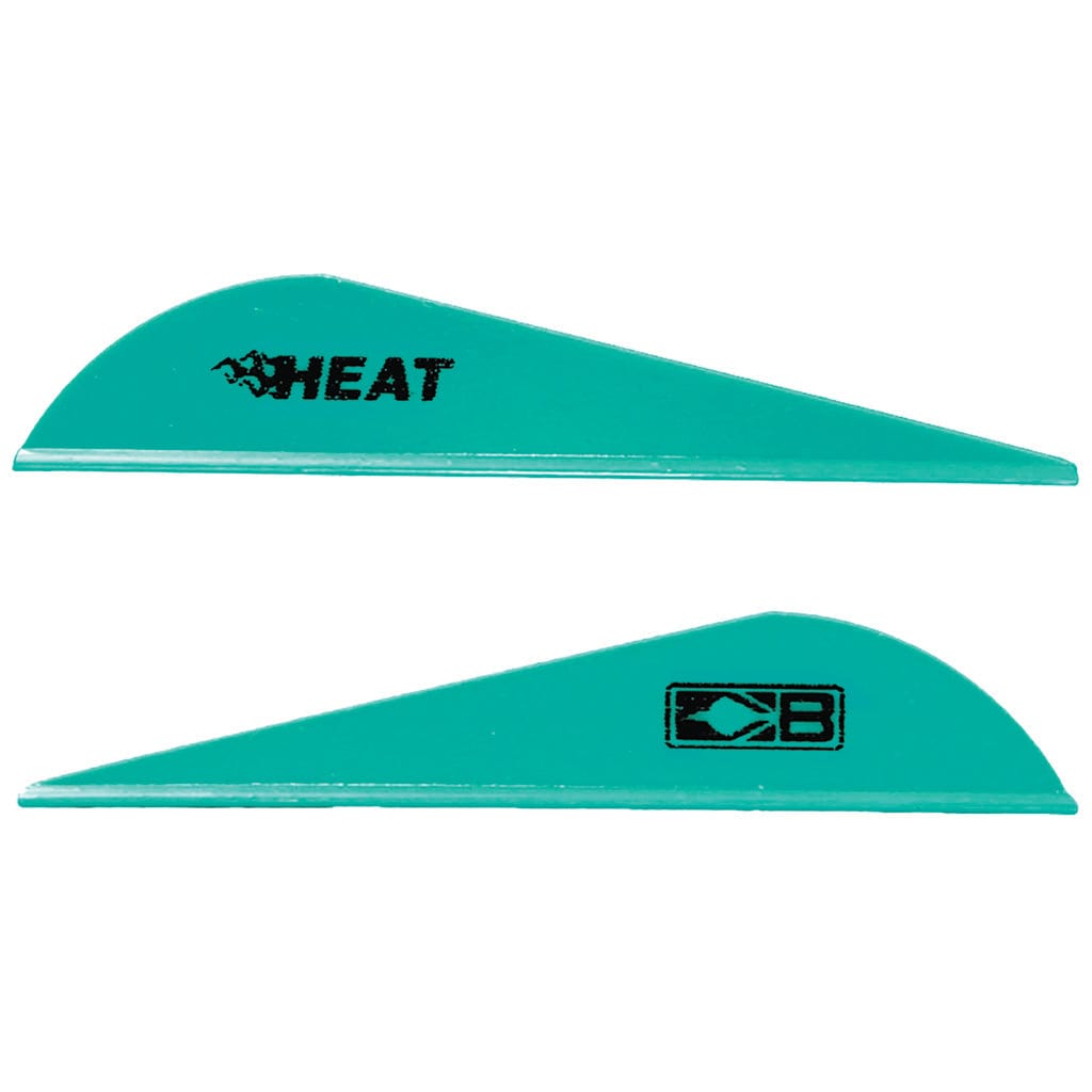 Bohning Bohning Heat Vanes Teal 36 Pk. Fletching Tools and Materials