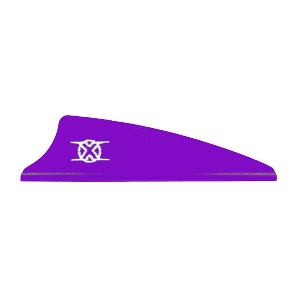 Bohning Bohning Shield Cut X Vanes Purple 1.75 In. 100 Pk. Fletching Tools and Materials