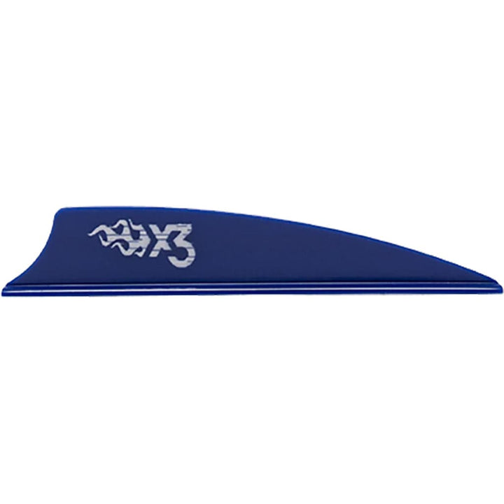 Bohning Bohning X3 Vanes Blue 2.25 In. 100 Pk. Fletching Tools and Materials