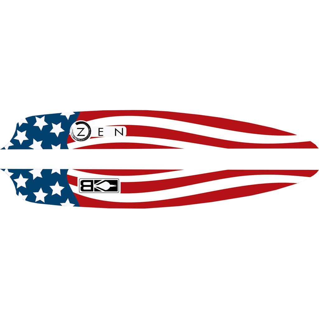 Bohning Bohning Zen Vanes American Flag 4 In. 100 Pk. Fletching Tools and Materials