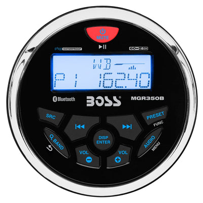 Boss Audio Boss Audio MGR350B Marine Stereo w/AM/FM/BT/USB Entertainment
