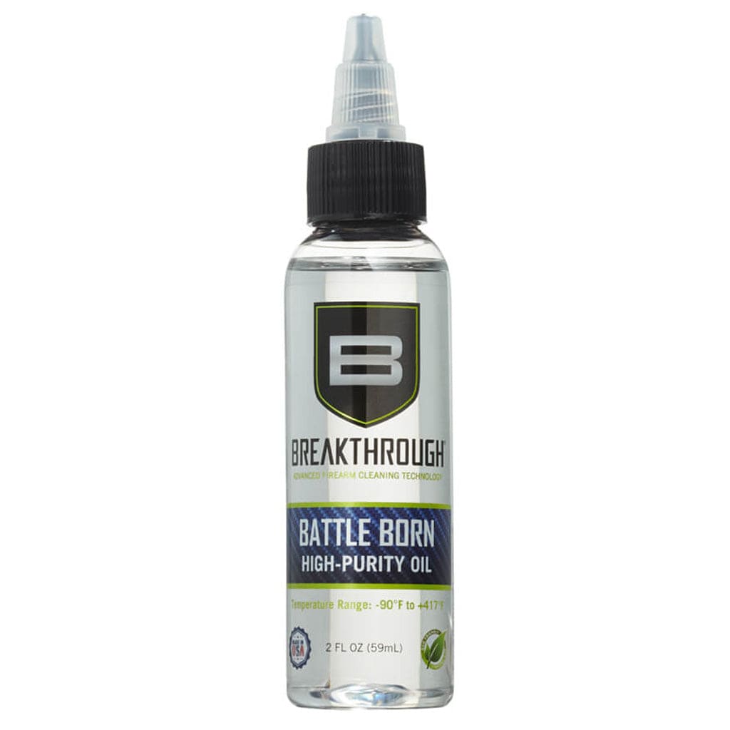 Breakthrough Clean Breakthrough Battle Born High-purity Oil 2 Oz. Twist Top Bottle Gun Care
