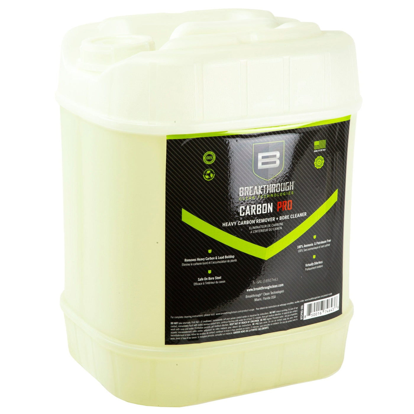 Breakthrough Clean Technologies Bct Carbon Pro 5gal Plastic Pail Cleaning Equipment