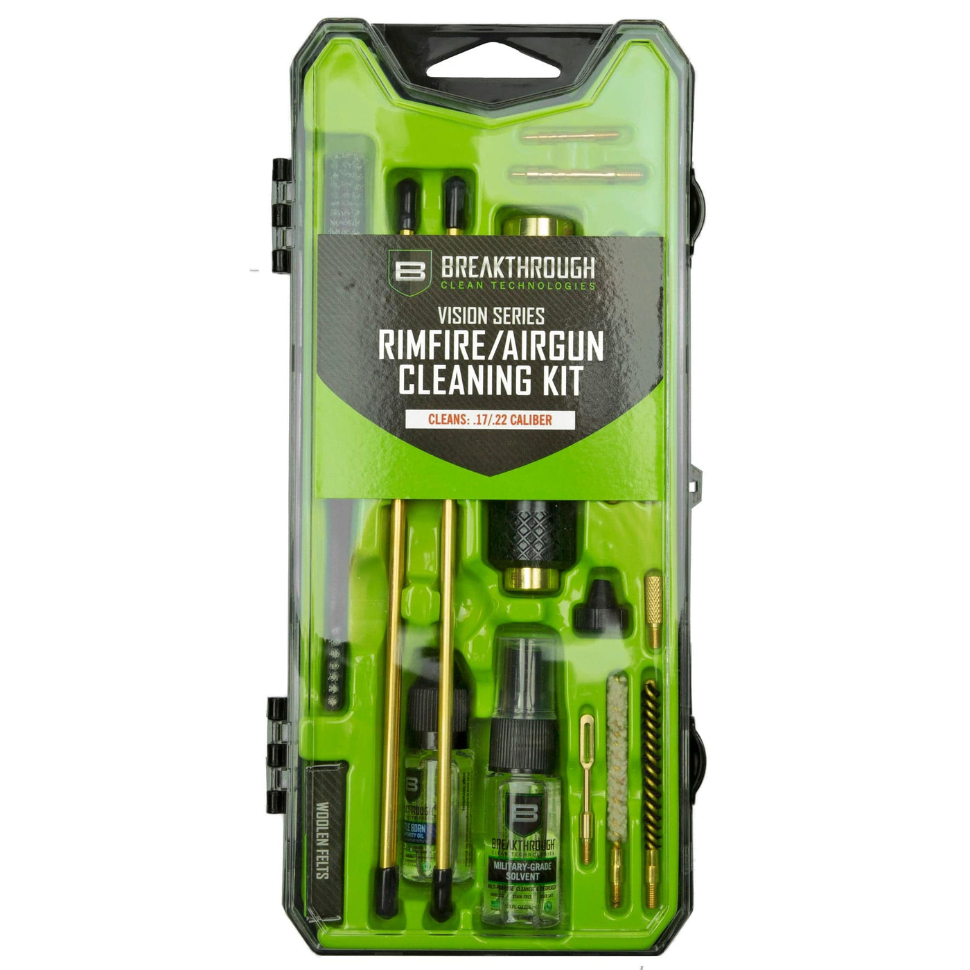 Breakthrough Clean Technologies Breakthrough Vision Series Hard Case Cleaning Kit Rifle 25 Cal. / 6.5mm 25/6.5mm Cleaning Equipment