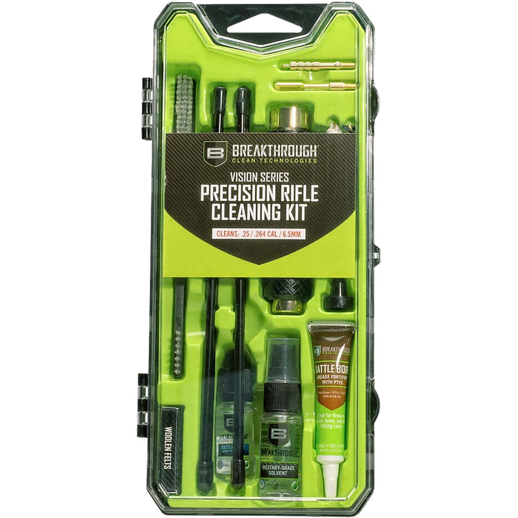 Breakthrough Clean Technologies Breakthrough Vision Series Hard Case Cleaning Kit Rifle 25 Cal. / 6.5mm 25/6.5mm Cleaning Equipment