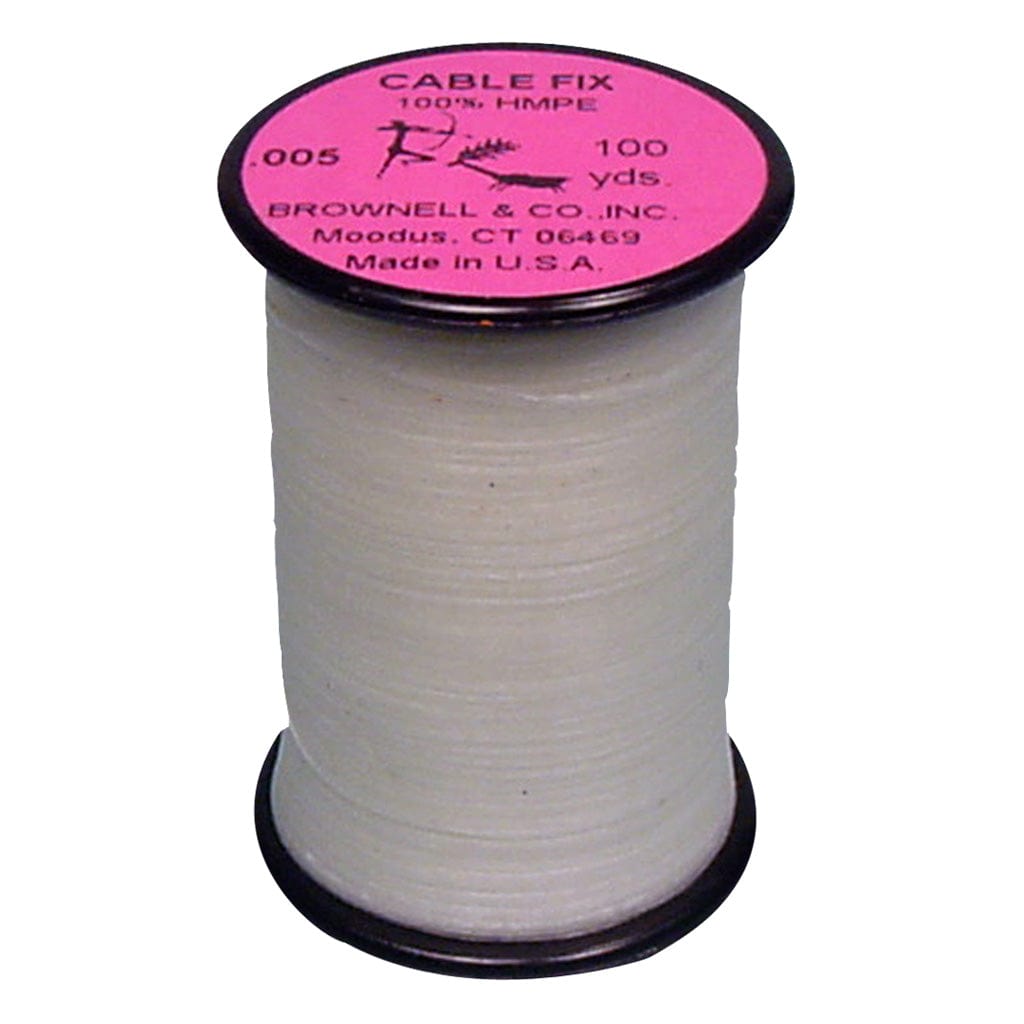 Brownell Brownell Cable Fix White .005 100 Yds. String Making