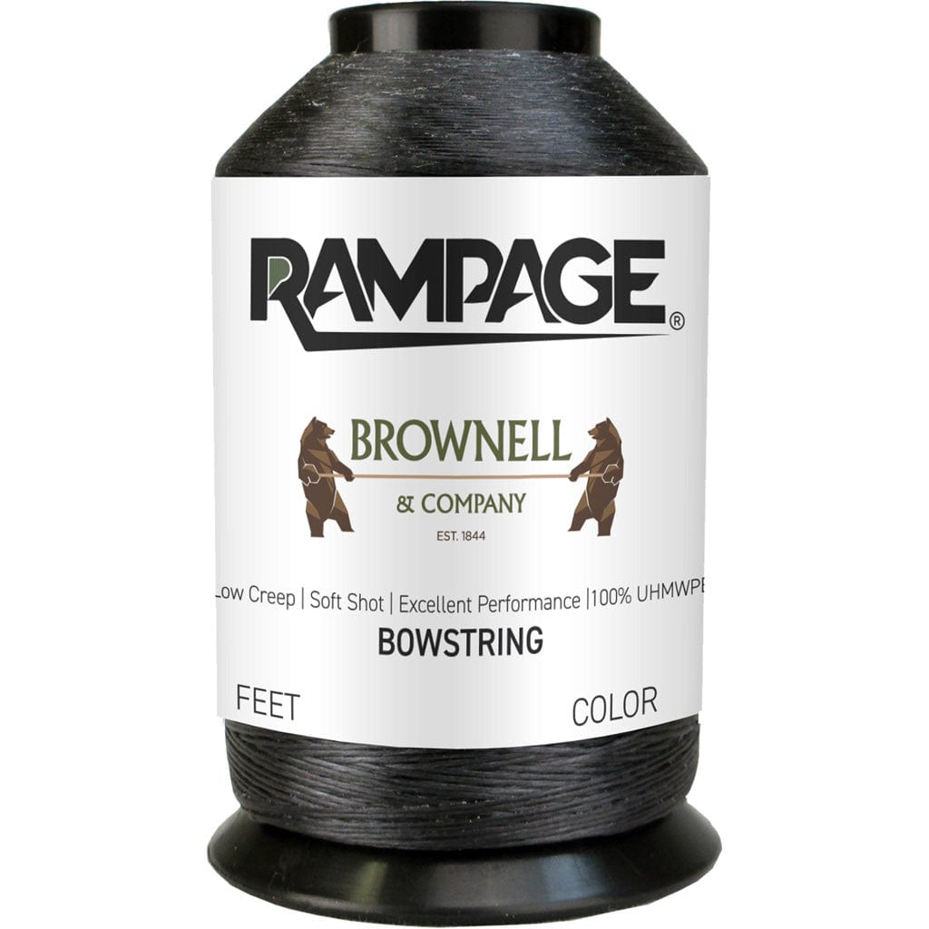 Brownell Brownell Rampage Bowstring Material Black 1/4 Lb. String Making