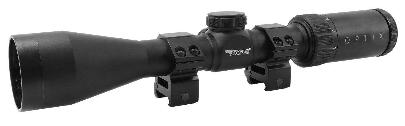 BSA Bsa Optix Series Riflescope - 4-12x40mm Bdc-8 Reticle Black Optics