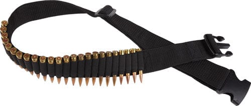 Bulldog Bulldog Adjustable Rifle Ammo Belt Black 24 Cartridges Holsters And Related Items