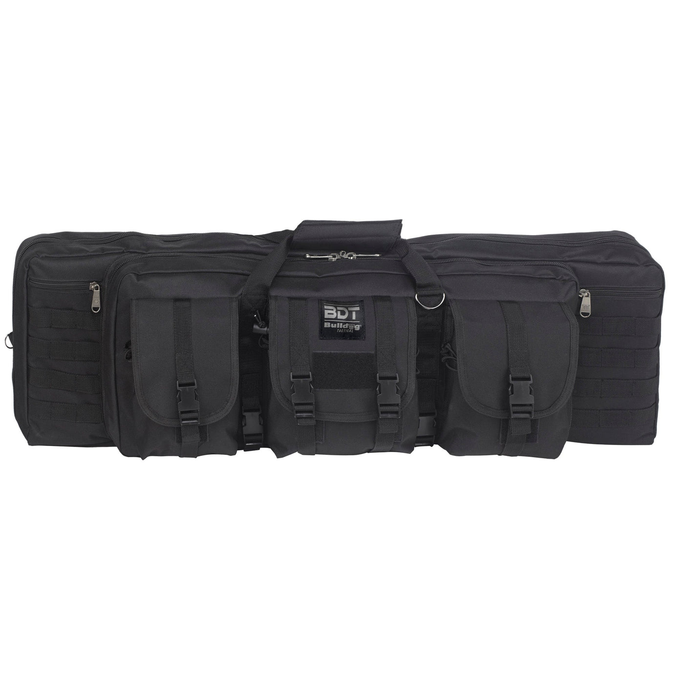 Bulldog Cases Bulldog 42" Double Tactical Cs - 3 Large Access Pockets Tan Black Soft Gun Cases
