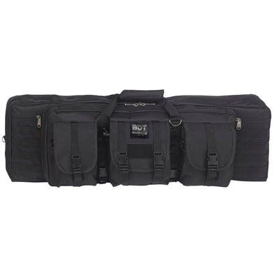 Bulldog Cases Bulldog 42" Double Tactical Cs - 3 Large Access Pockets Tan Black Soft Gun Cases