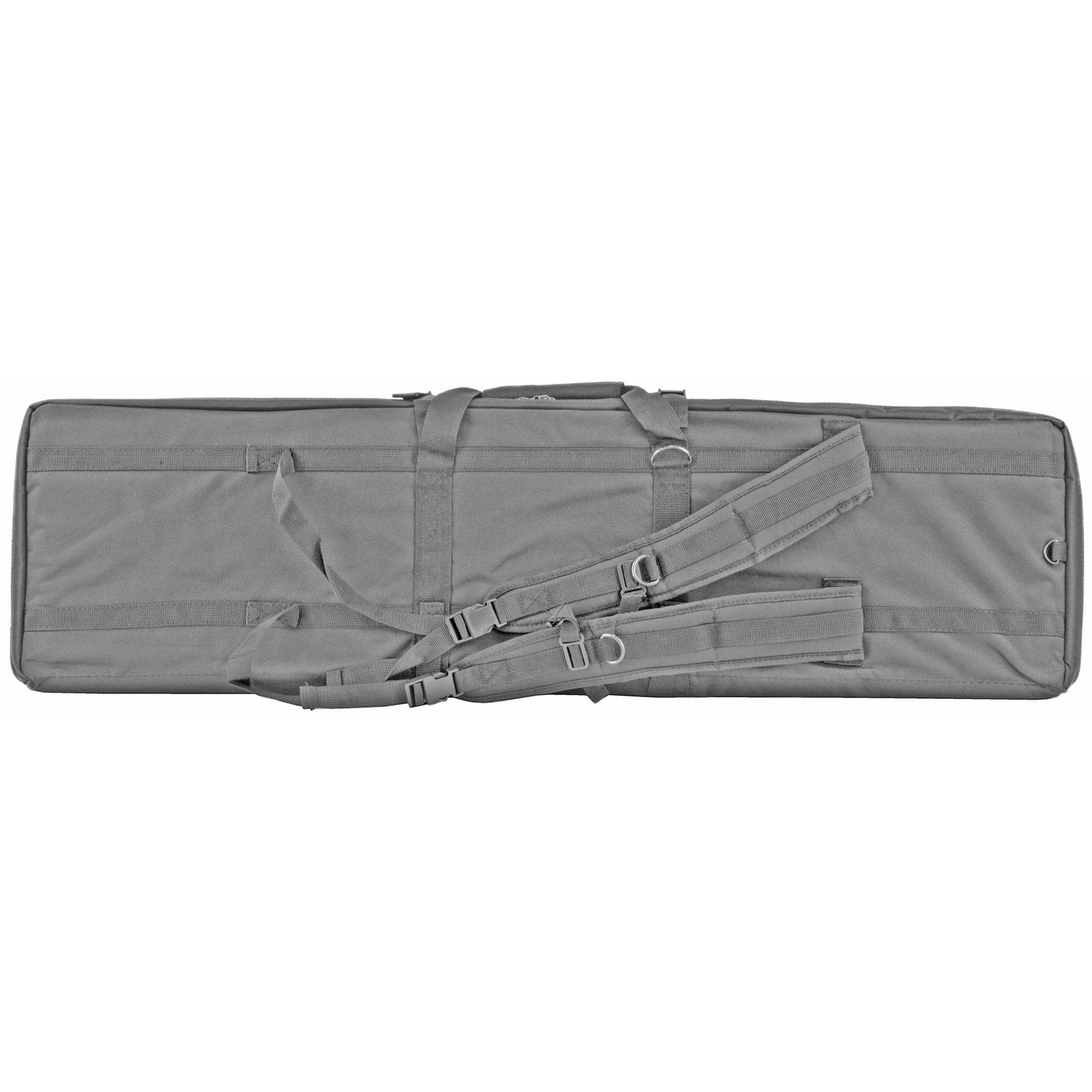 Bulldog Cases Bulldog 43" Single Tactical Cs - 3 Large Accessory Pockets Grey Gray / 43" Soft Gun Cases