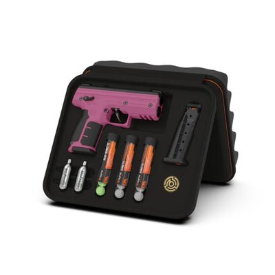 Byrna Technologies Byrna Sd Kinetic Kit Pink W/ - 2 Mags & Projectiles Pink Pepper Spray