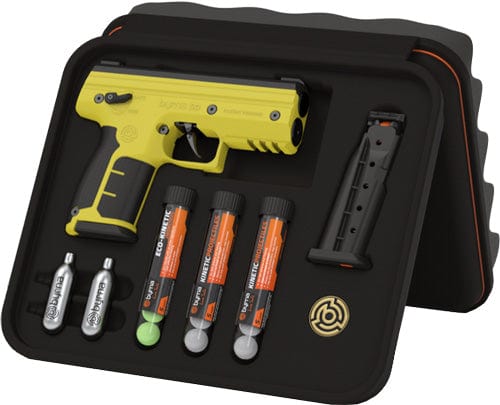 Byrna Technologies Byrna Sd Kinetic Kit Yellow W/ - 2 Mags & Projectiles Pepper Spray