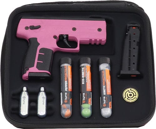 Byrna Technologies Byrna Sd Pepper Kit Pink W/ - 2 Mags & Projectiles Pink Pepper Spray