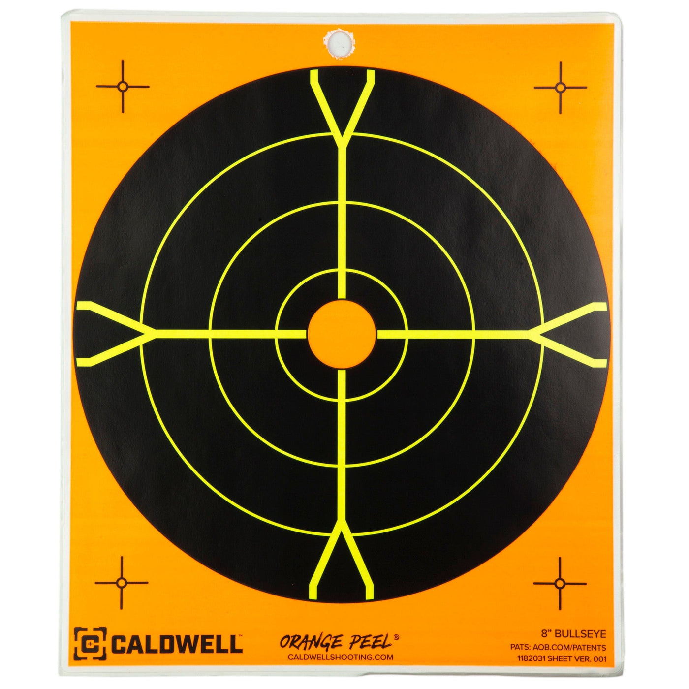 Caldwell Caldwell 8in Bullseye Target Sheets Shooting