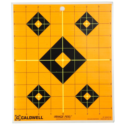 Caldwell Caldwell 8in Sight-In Target Sheets 5 sheets Shooting