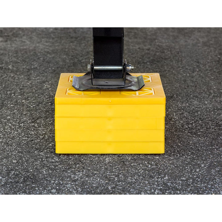 Camco Camco FasTen Leveling Blocks w/T-Handle - 2x2 - Yellow *10-Pack Trailering