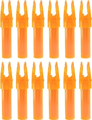 Carbon Express Carbon Express Launchpad Nocks Orange .244 12 Pk. Archery Accessories