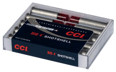 CCI Cci Big 4 Shotshell Pistol Ammo 9mm #4 Shot 10 Rd. Ammo