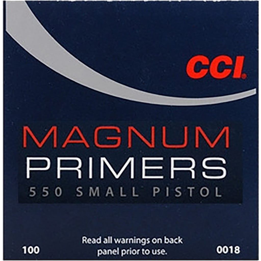 Cci Cci Pistol Primers 550 Magnum Small 1000 Ct. Haz Reloading