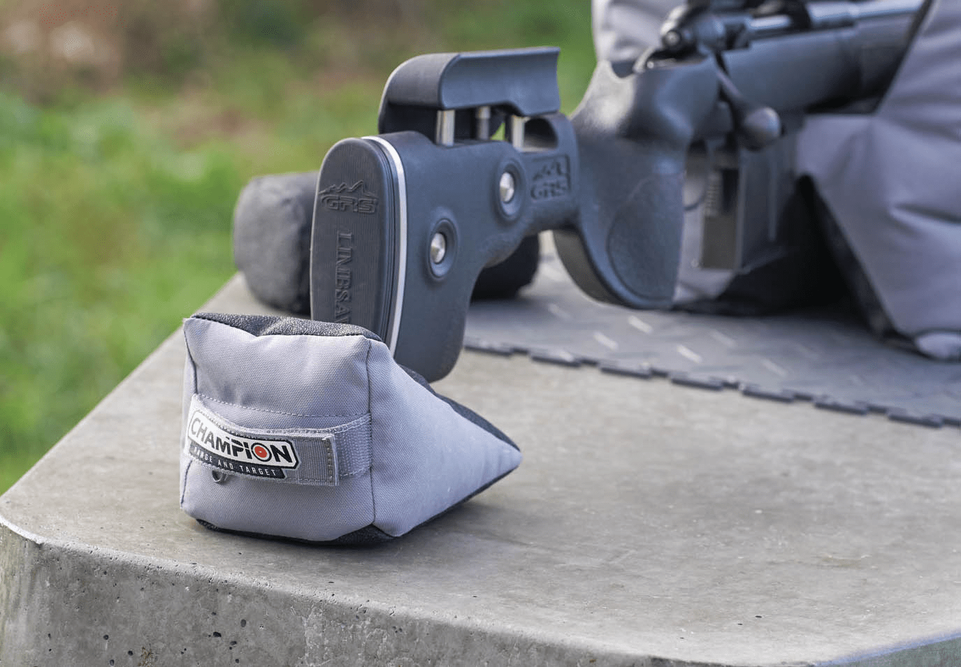 Champion Targets Champion Wedge Rear Bag - Tuff Hide Top And Bottom Firearm Accessories