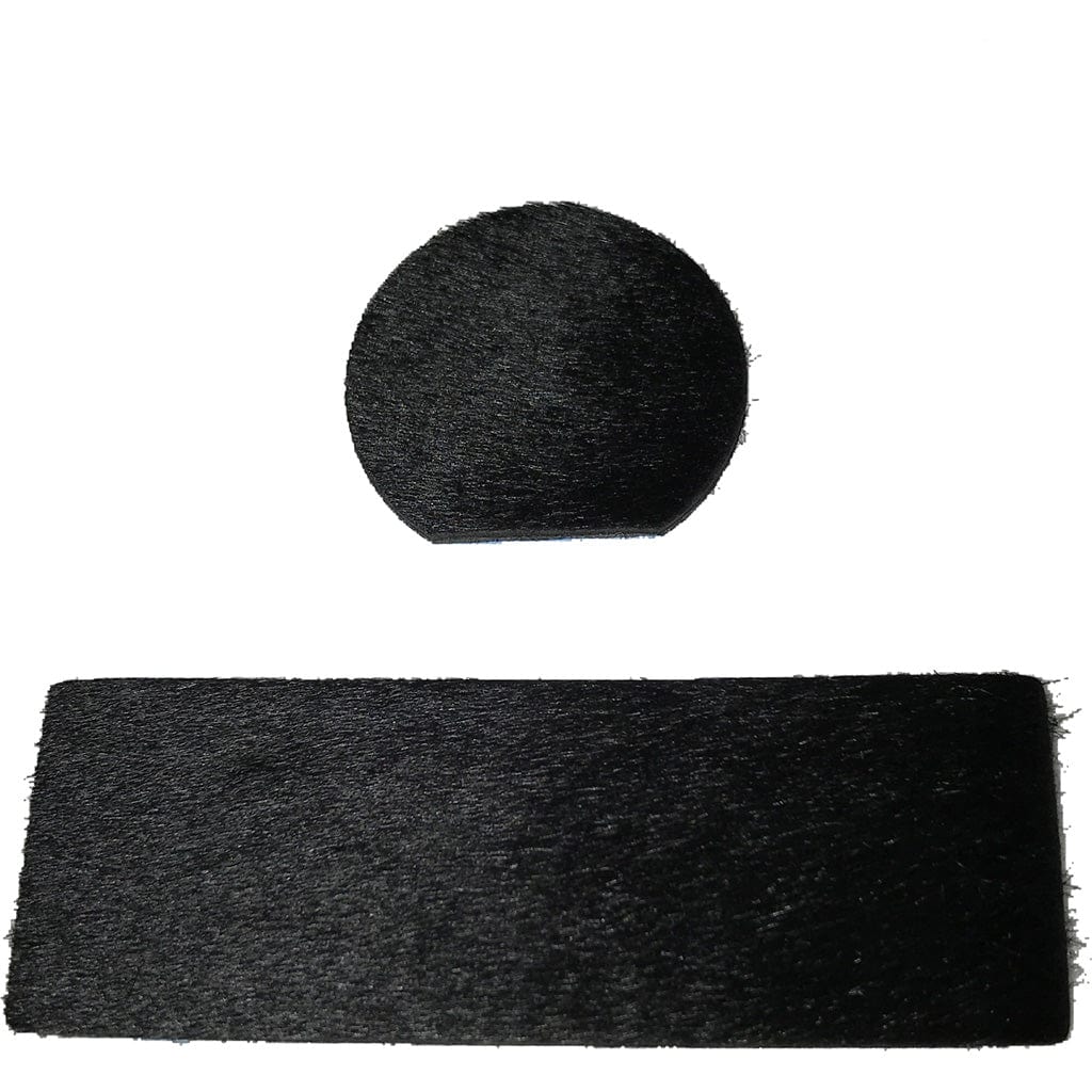 Cir-cut Cir-cut Traditional Rest Kit Black Calf Hair 2 Pc. Arrow Rests