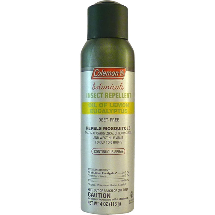 Coleman Coleman Botanicals Insect Repellent Lemon Eucalyptus 4oz - Continuous Spray Repellents