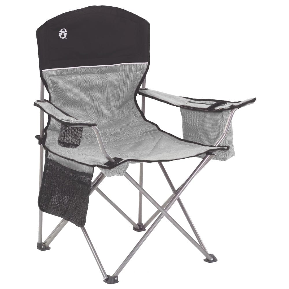 Coleman Coleman Cooler Quad Chair - Grey & Black Outdoor