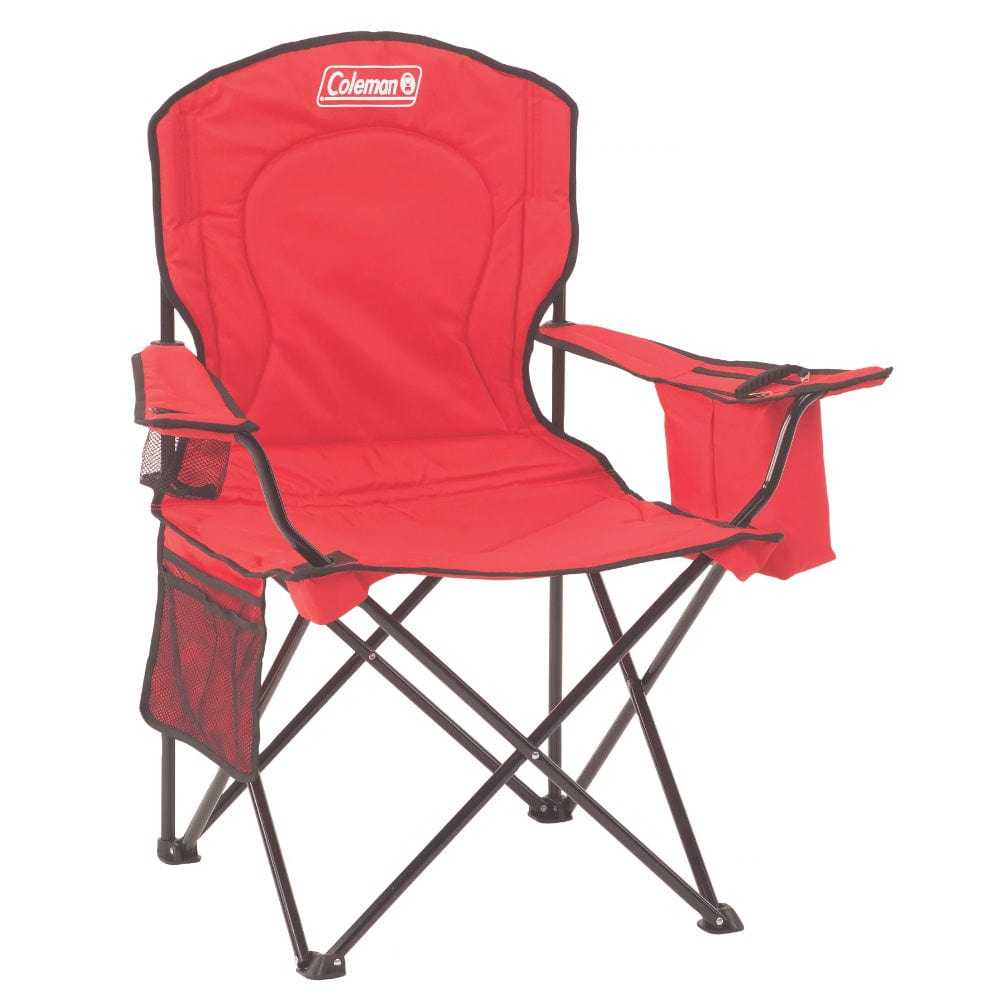 Coleman Coleman Cooler Quad Chair - Red Outdoor