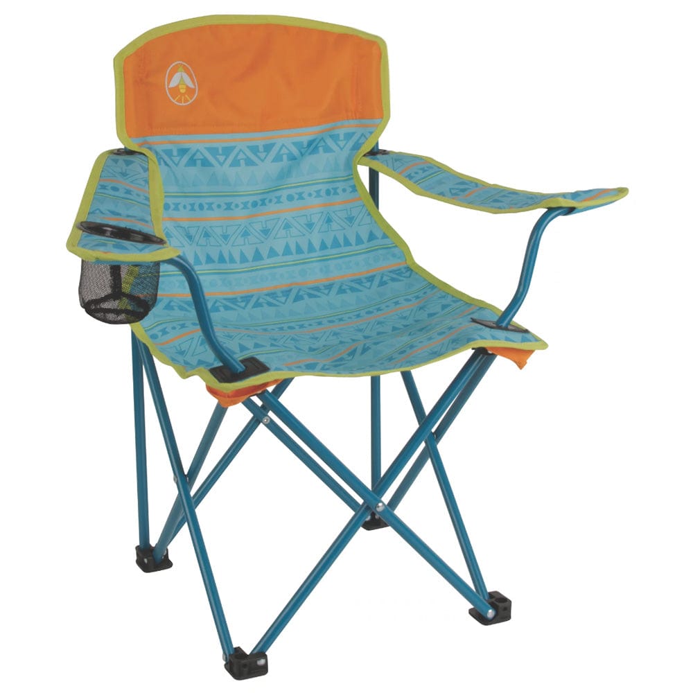 Coleman Coleman Kids Quad Chair - Teal Outdoor