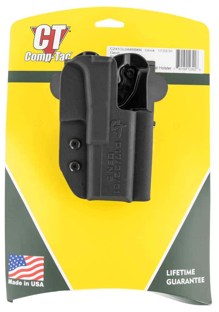 Comp-Tac Comp-tac International, Comptac C241gl044rbkn Inter Owb Kydex 17/22/31 G5 Firearm Accessories